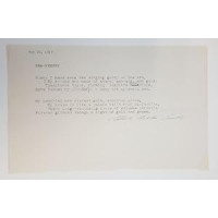 Sea-Memory by Clark Ashton Smith (Typed, hand-corrected) Poetry Signed 1917